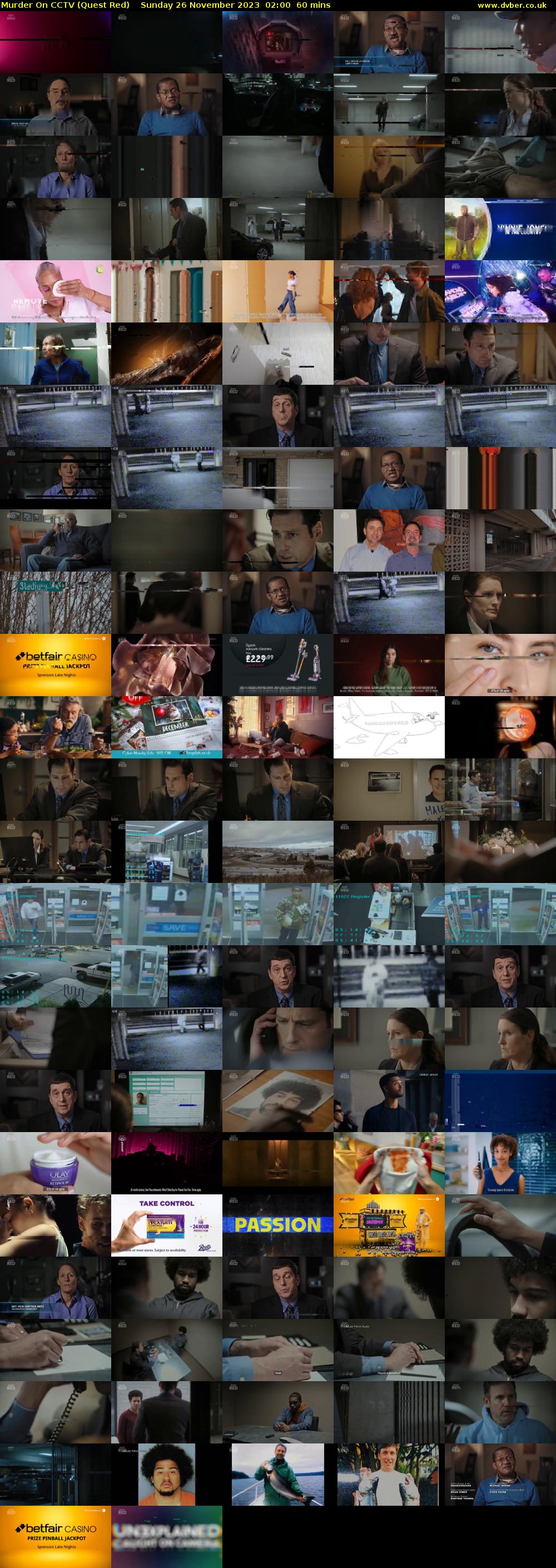 Murder On CCTV (Quest Red) Sunday 26 November 2023 02:00 - 03:00
