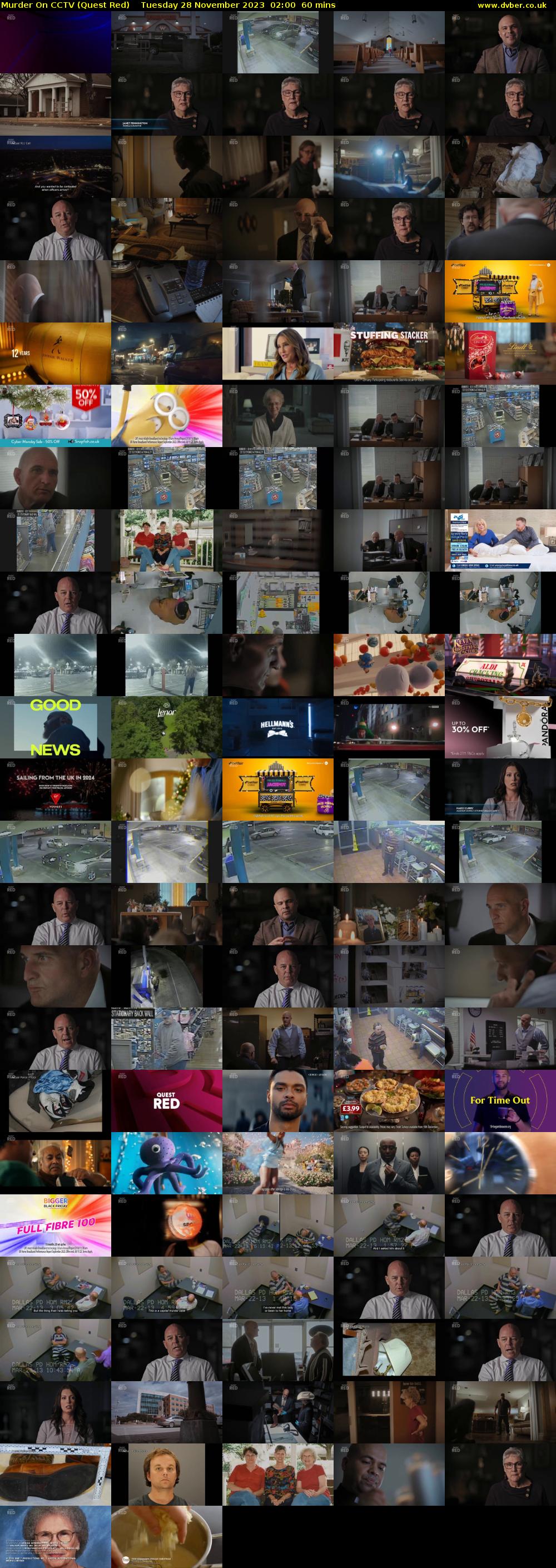 Murder On CCTV (Quest Red) Tuesday 28 November 2023 02:00 - 03:00