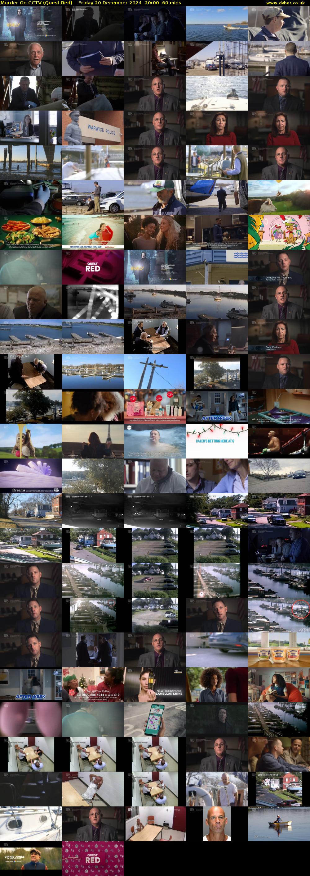 Murder On CCTV (Quest Red) Friday 20 December 2024 20:00 - 21:00