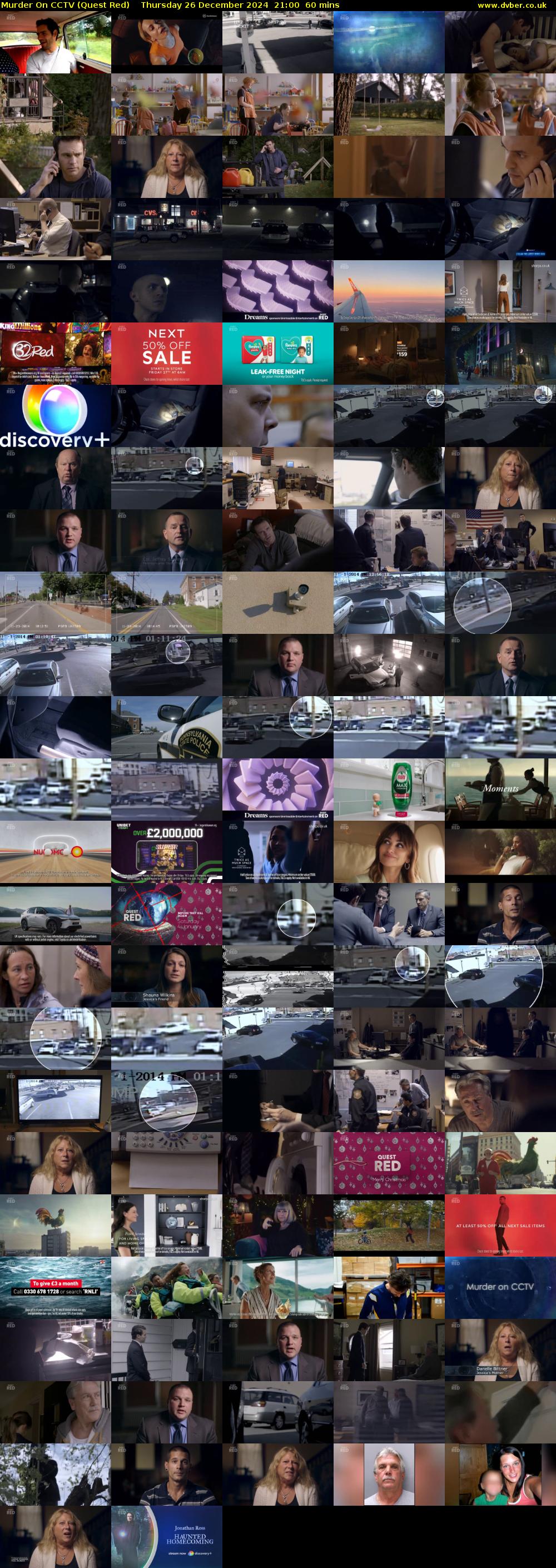 Murder On CCTV (Quest Red) Thursday 26 December 2024 21:00 - 22:00