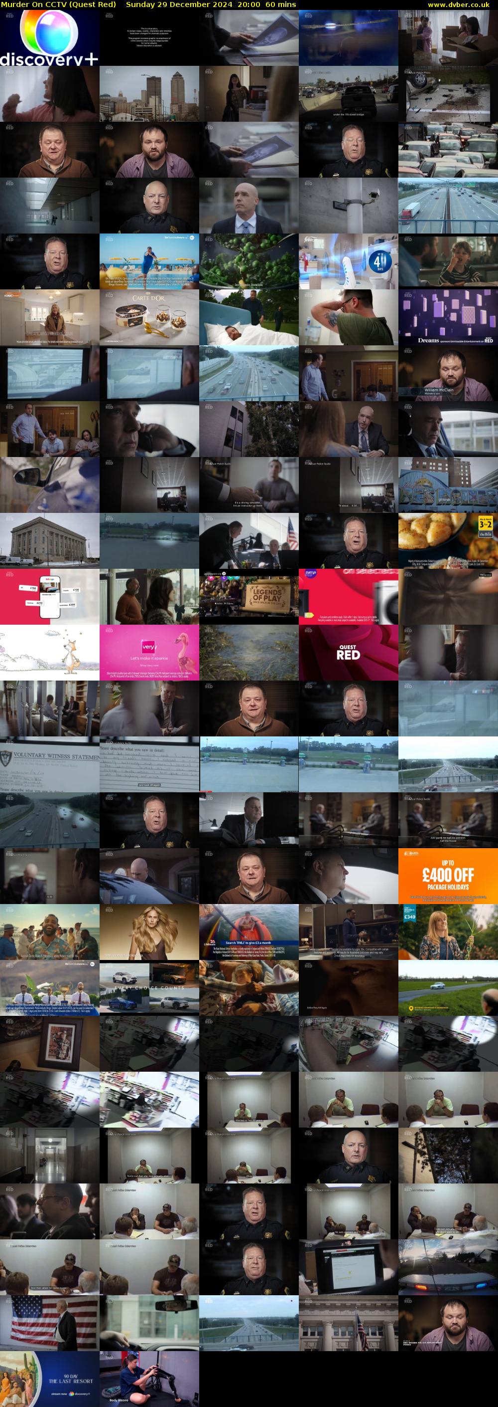 Murder On CCTV (Quest Red) Sunday 29 December 2024 20:00 - 21:00