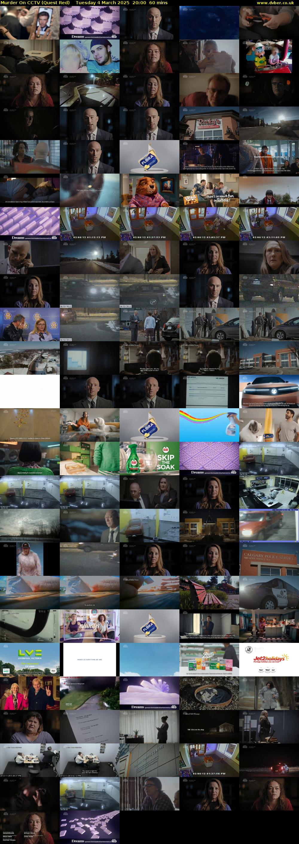 Murder On CCTV (Quest Red) Tuesday 4 March 2025 20:00 - 21:00