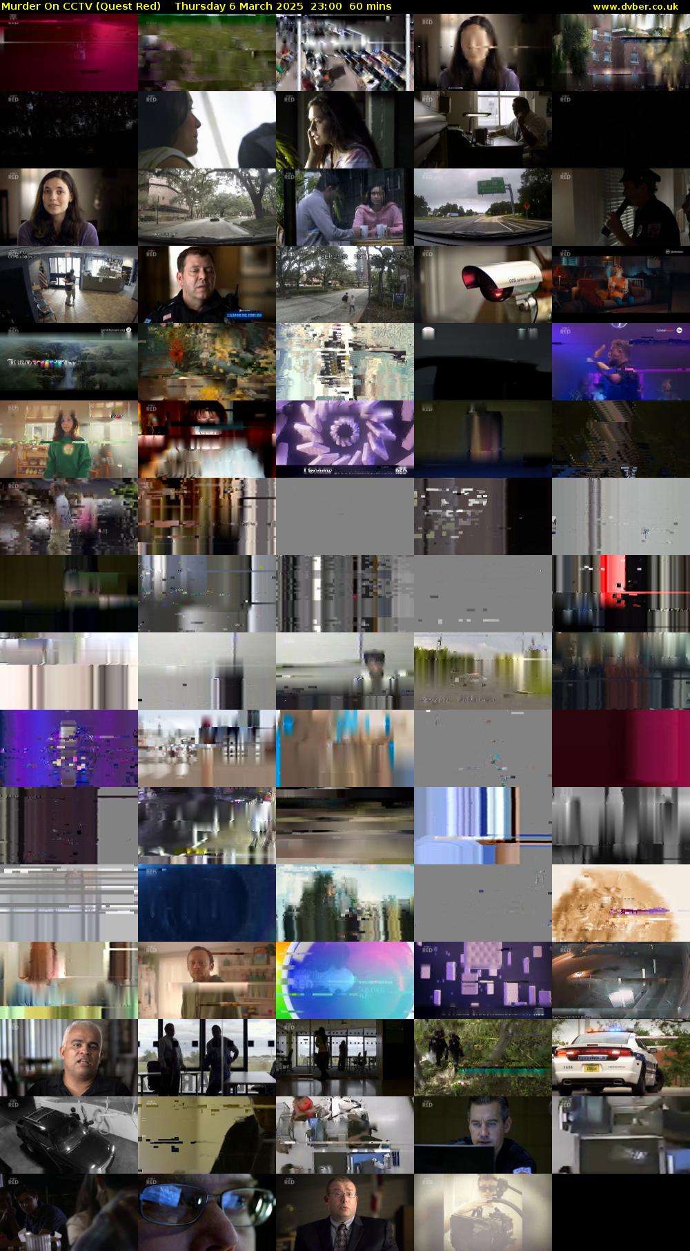 Murder On CCTV (Quest Red) Thursday 6 March 2025 23:00 - 00:00