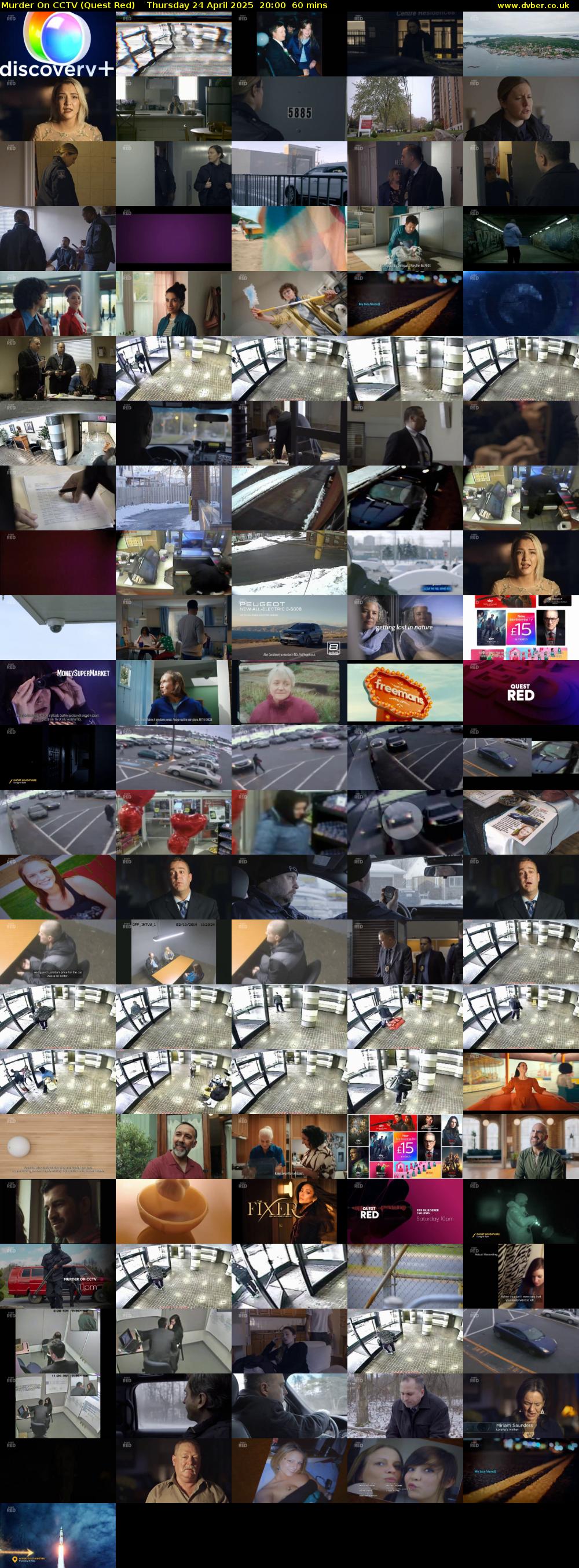 Murder On CCTV (Quest Red) Thursday 24 April 2025 20:00 - 21:00
