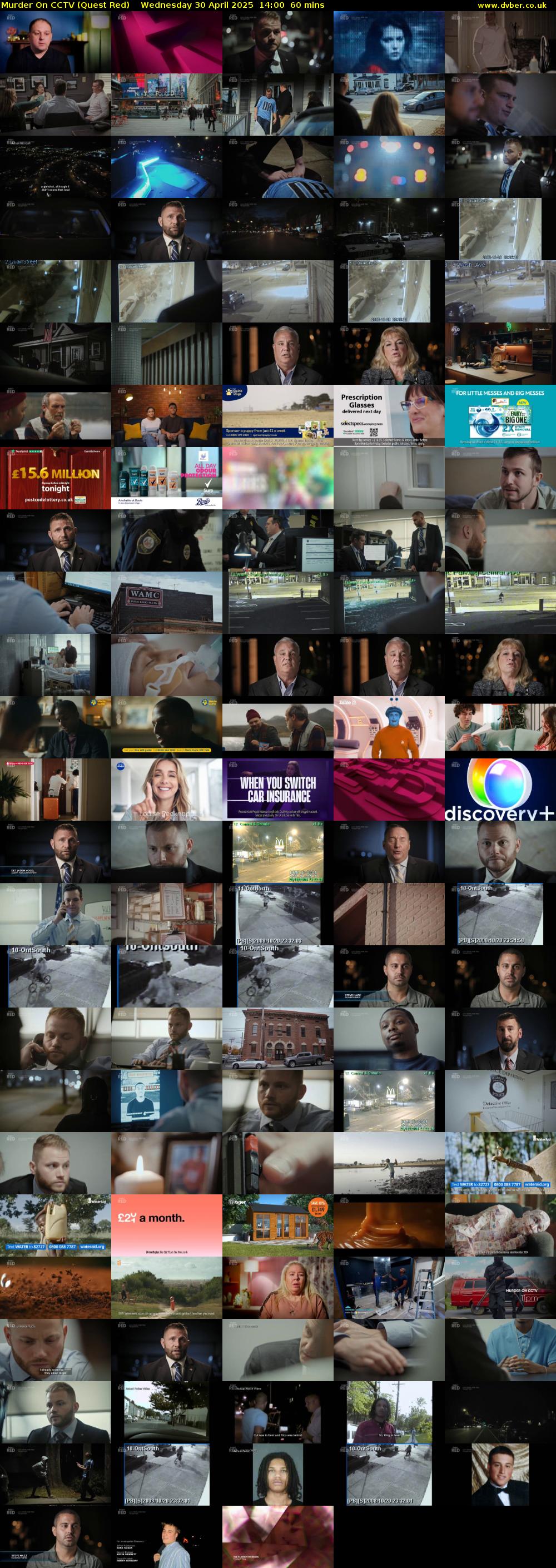 Murder On CCTV (Quest Red) Wednesday 30 April 2025 14:00 - 15:00