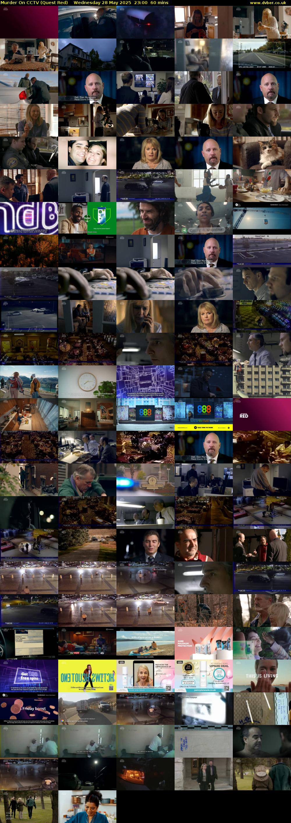 Murder On CCTV (Quest Red) Wednesday 28 May 2025 23:00 - 00:00