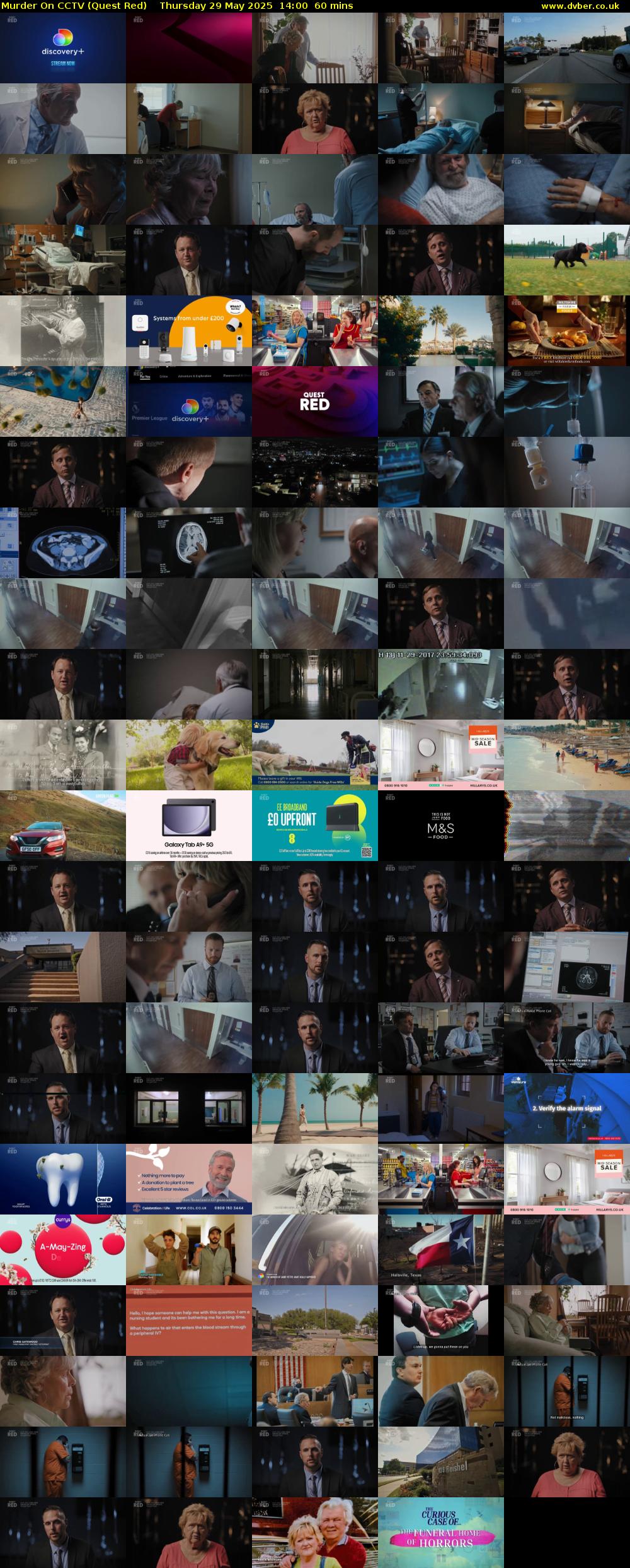 Murder On CCTV (Quest Red) Thursday 29 May 2025 14:00 - 15:00