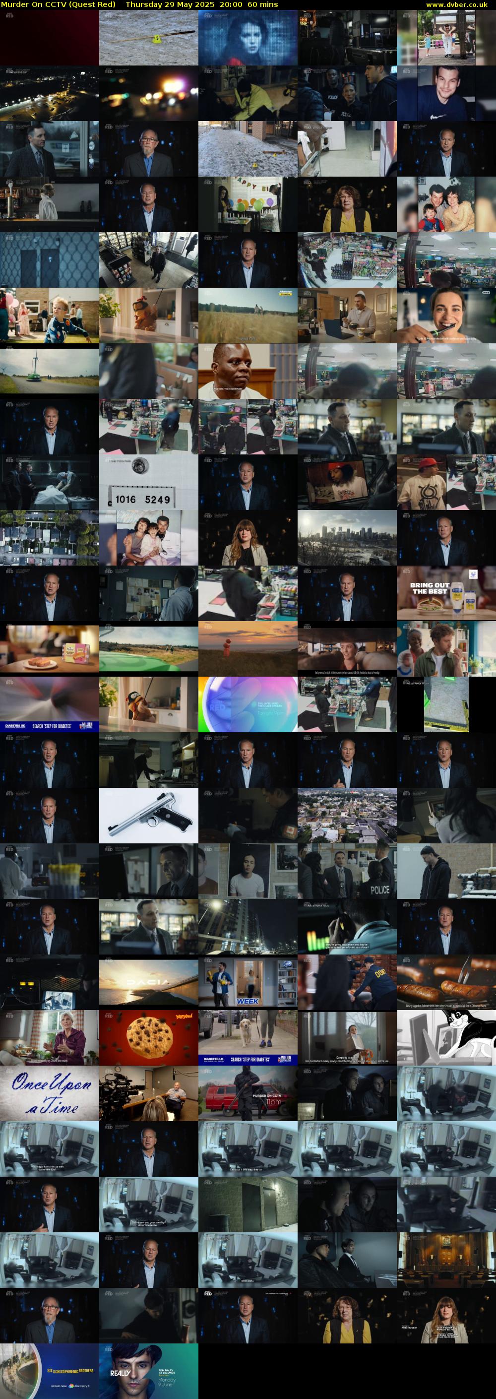 Murder On CCTV (Quest Red) Thursday 29 May 2025 20:00 - 21:00