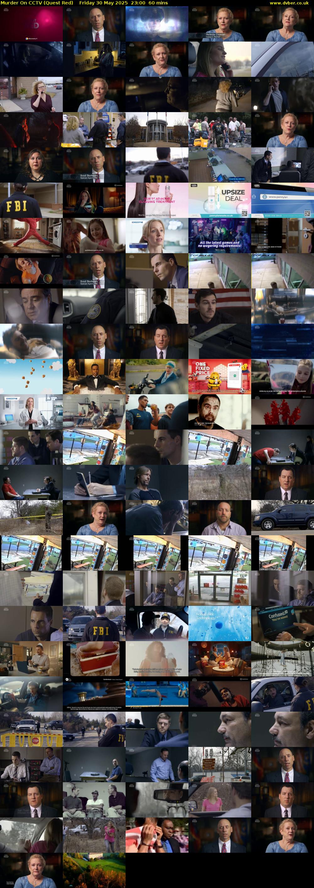 Murder On CCTV (Quest Red) Friday 30 May 2025 23:00 - 00:00