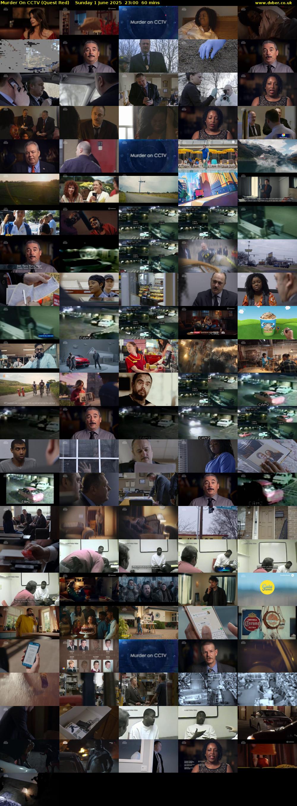Murder On CCTV (Quest Red) Sunday 1 June 2025 23:00 - 00:00
