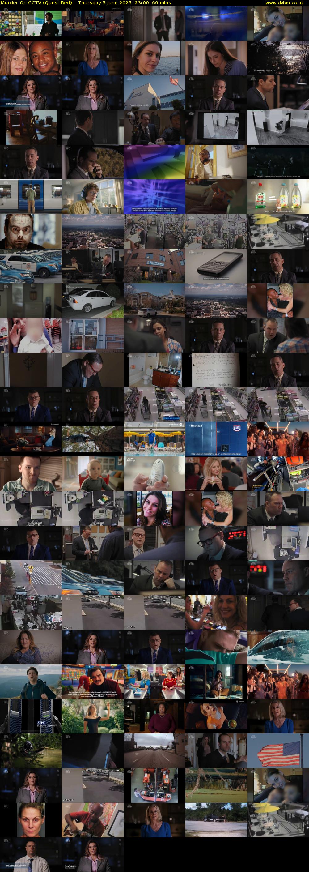 Murder On CCTV (Quest Red) Thursday 5 June 2025 23:00 - 00:00