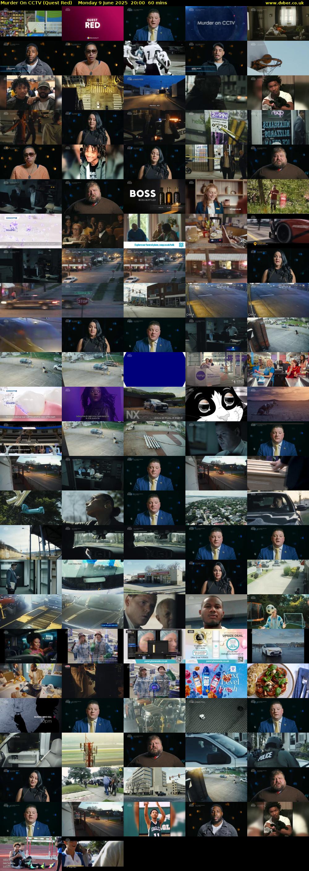 Murder On CCTV (Quest Red) Monday 9 June 2025 20:00 - 21:00