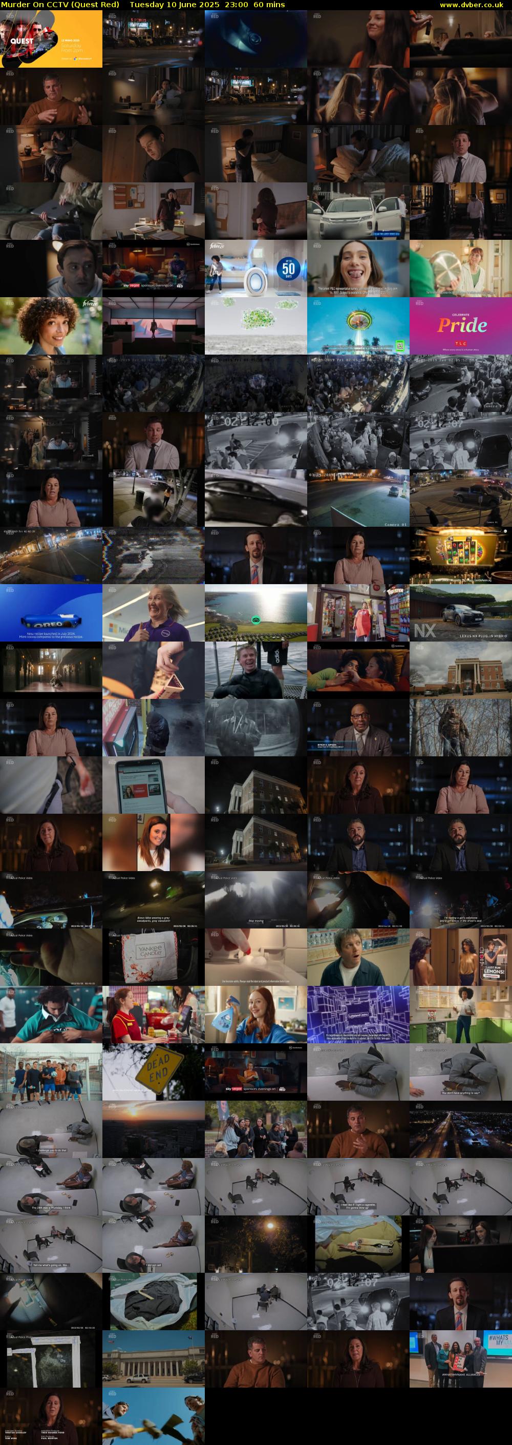 Murder On CCTV (Quest Red) Tuesday 10 June 2025 23:00 - 00:00
