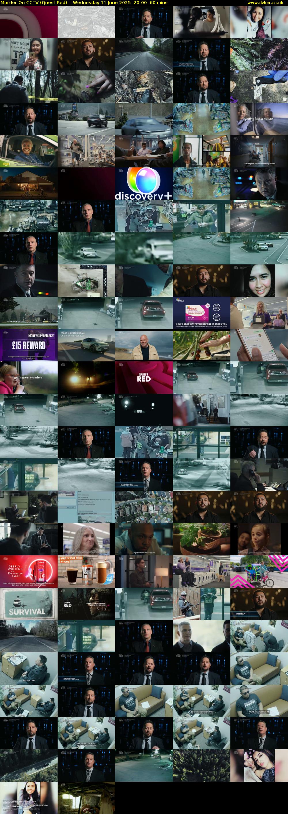 Murder On CCTV (Quest Red) Wednesday 11 June 2025 20:00 - 21:00
