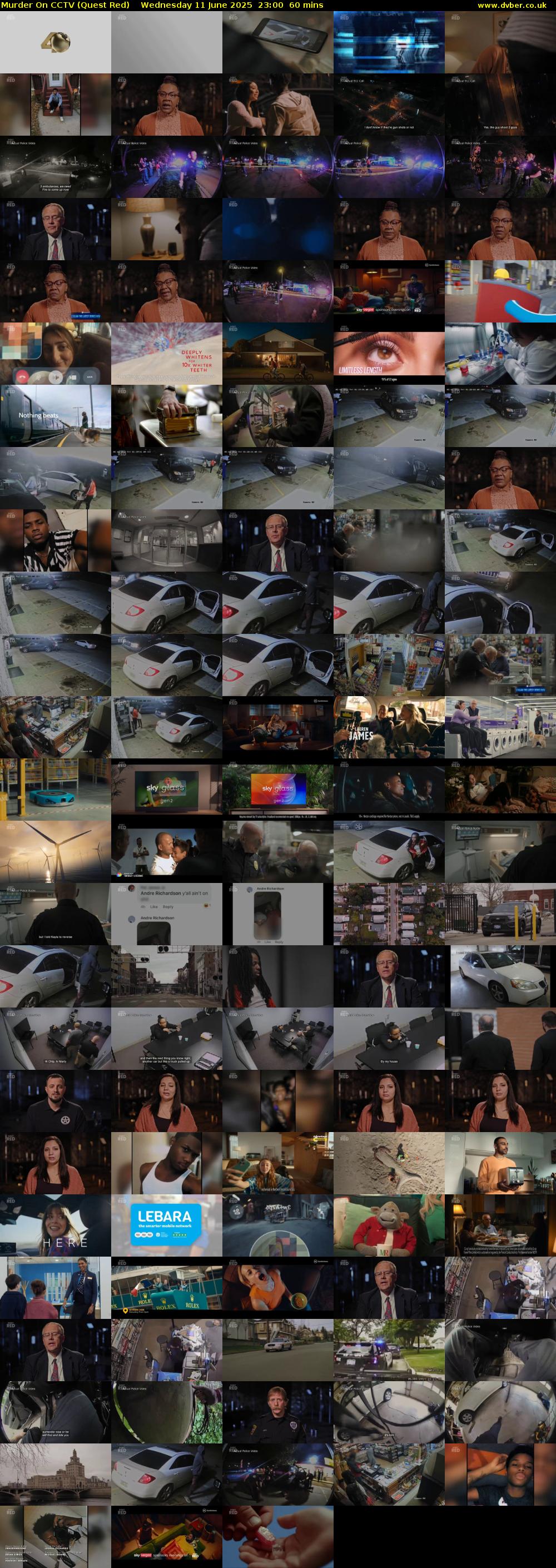 Murder On CCTV (Quest Red) Wednesday 11 June 2025 23:00 - 00:00