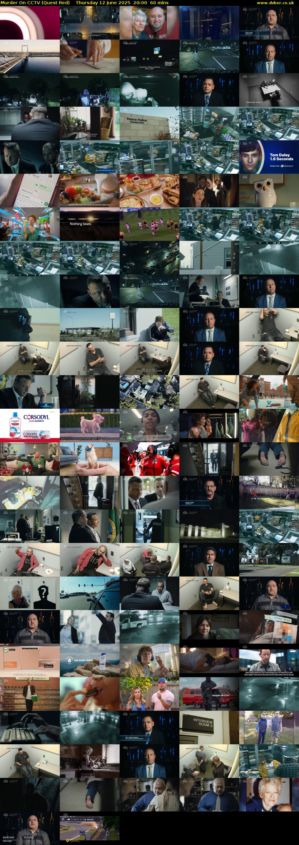 Murder On CCTV (Quest Red) Thursday 12 June 2025 20:00 - 21:00