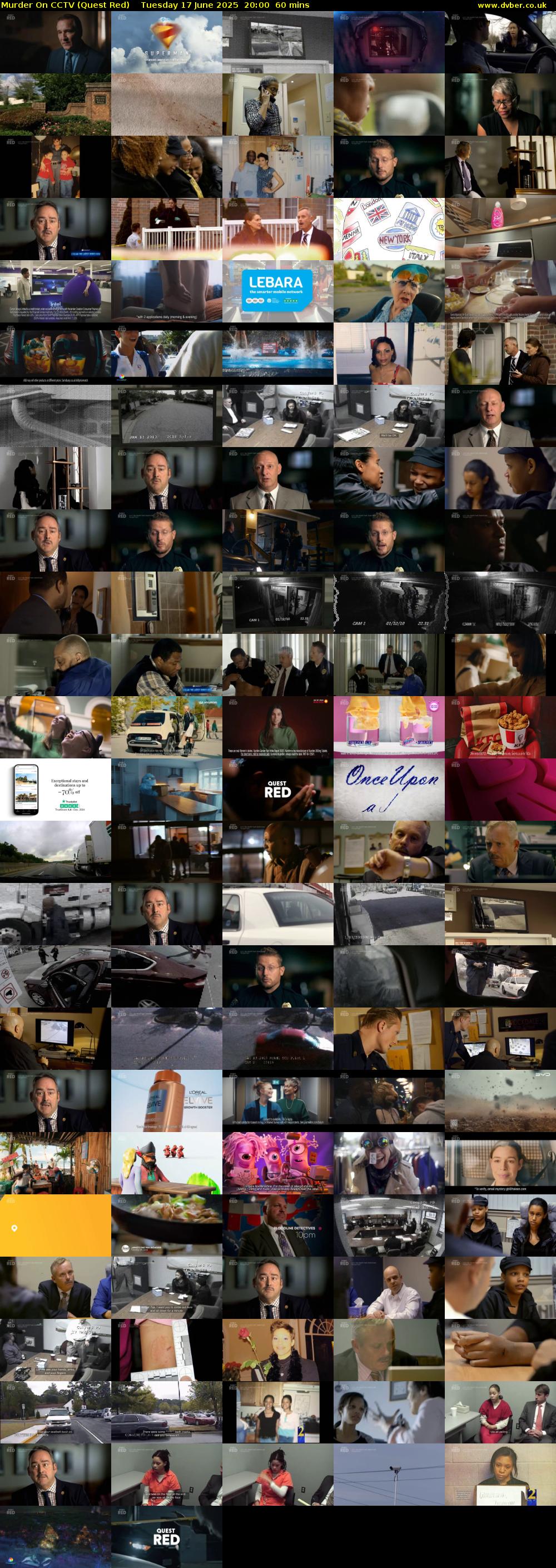 Murder On CCTV (Quest Red) Tuesday 17 June 2025 20:00 - 21:00