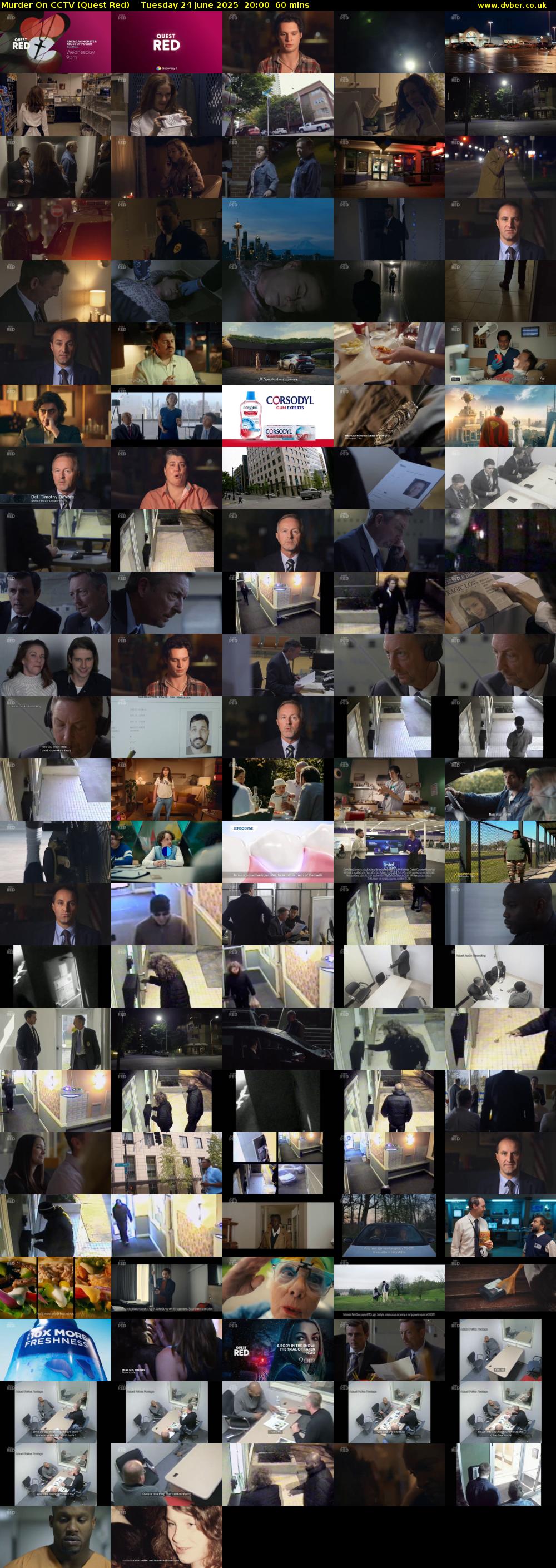 Murder On CCTV (Quest Red) Tuesday 24 June 2025 20:00 - 21:00