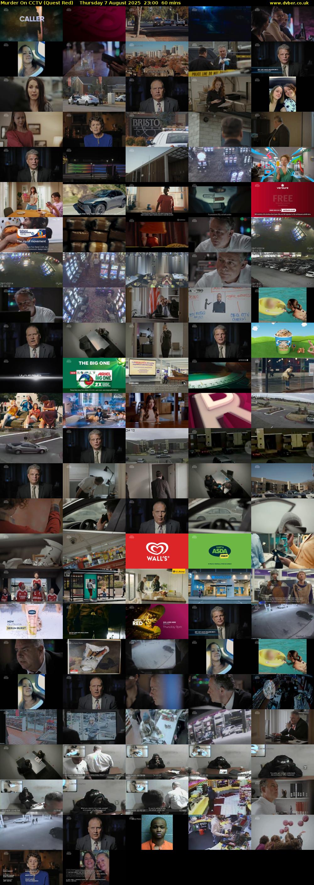 Murder On CCTV (Quest Red) Thursday 7 August 2025 23:00 - 00:00