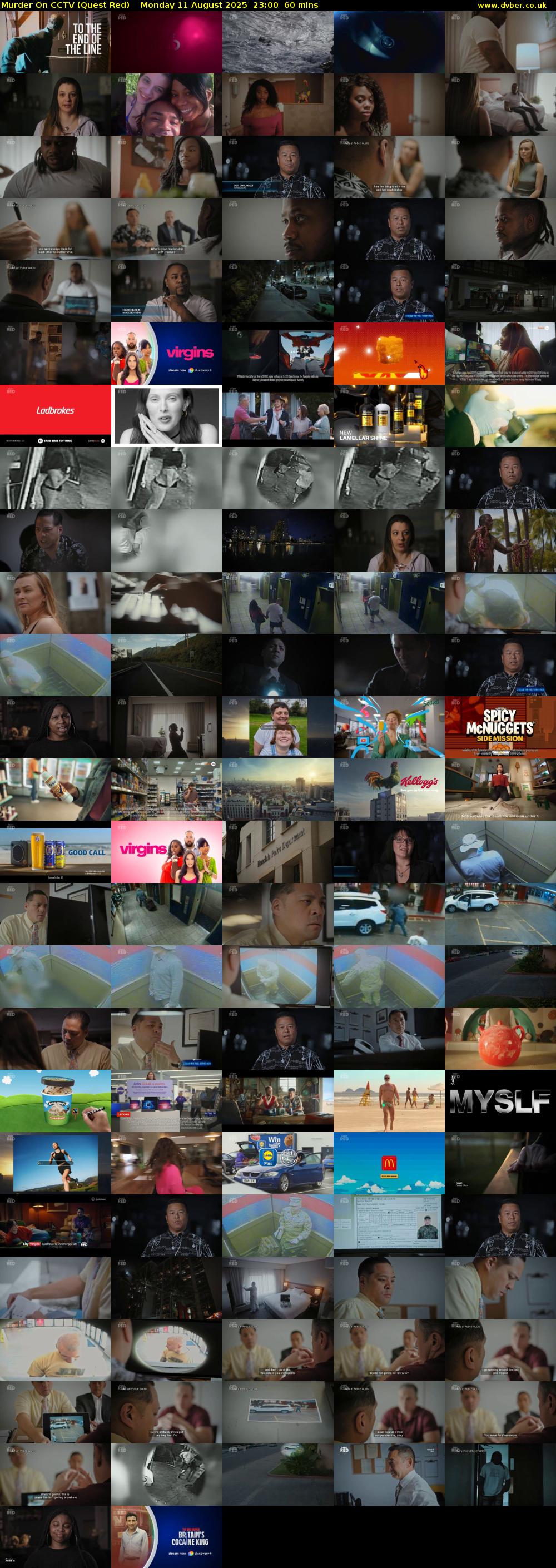 Murder On CCTV (Quest Red) Monday 11 August 2025 23:00 - 00:00