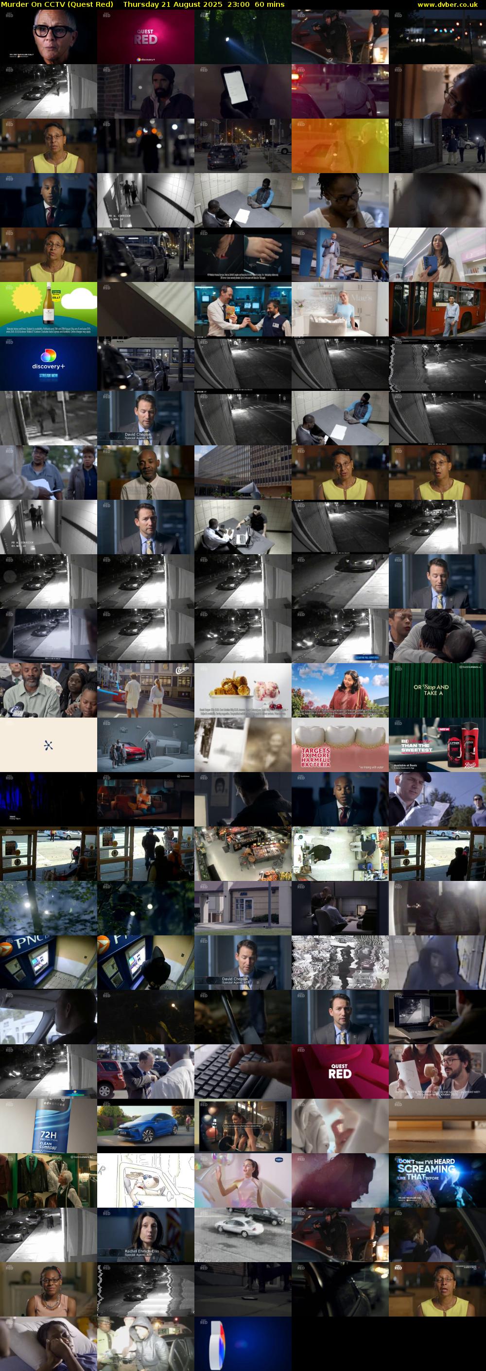 Murder On CCTV (Quest Red) Thursday 21 August 2025 23:00 - 00:00