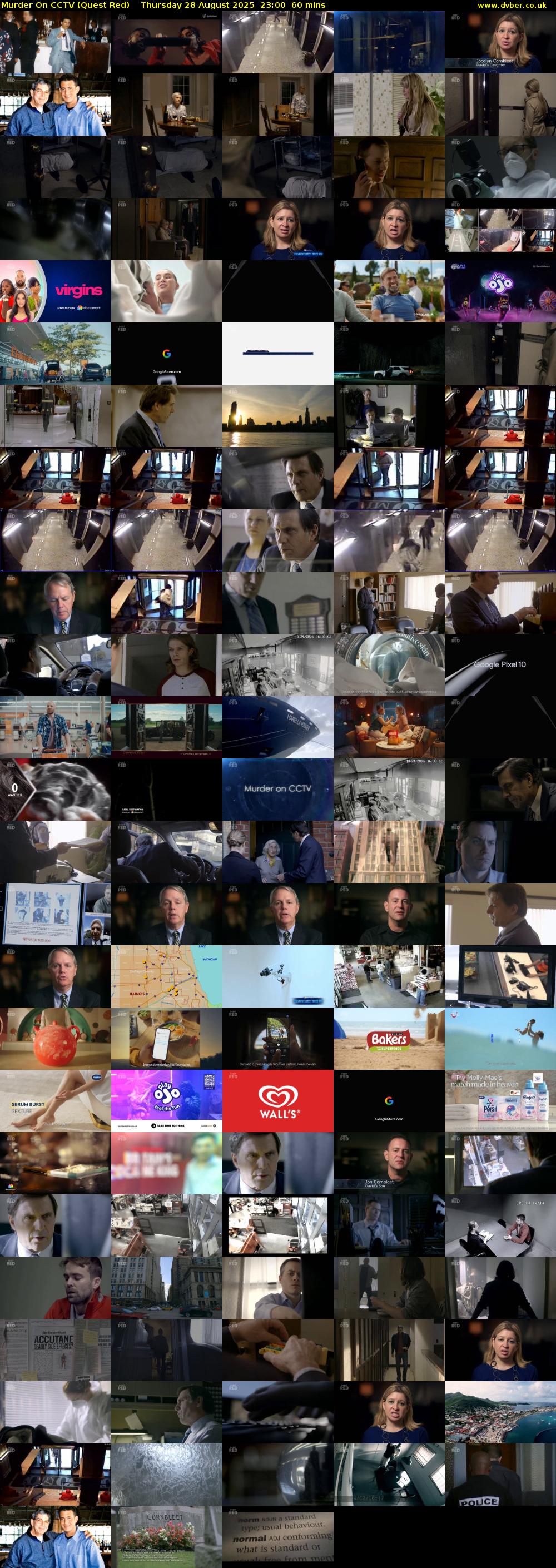 Murder On CCTV (Quest Red) Thursday 28 August 2025 23:00 - 00:00