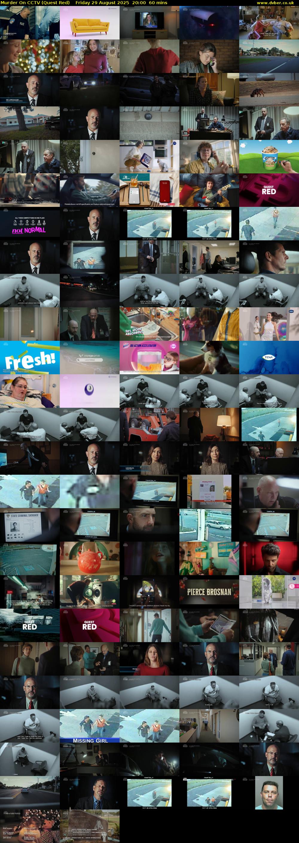 Murder On CCTV (Quest Red) Friday 29 August 2025 20:00 - 21:00