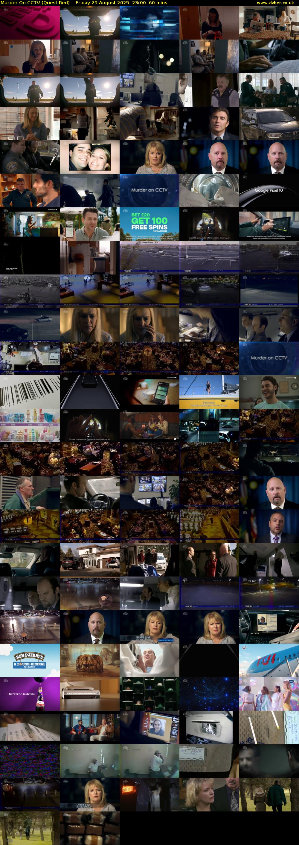Murder On CCTV (Quest Red) Friday 29 August 2025 23:00 - 00:00