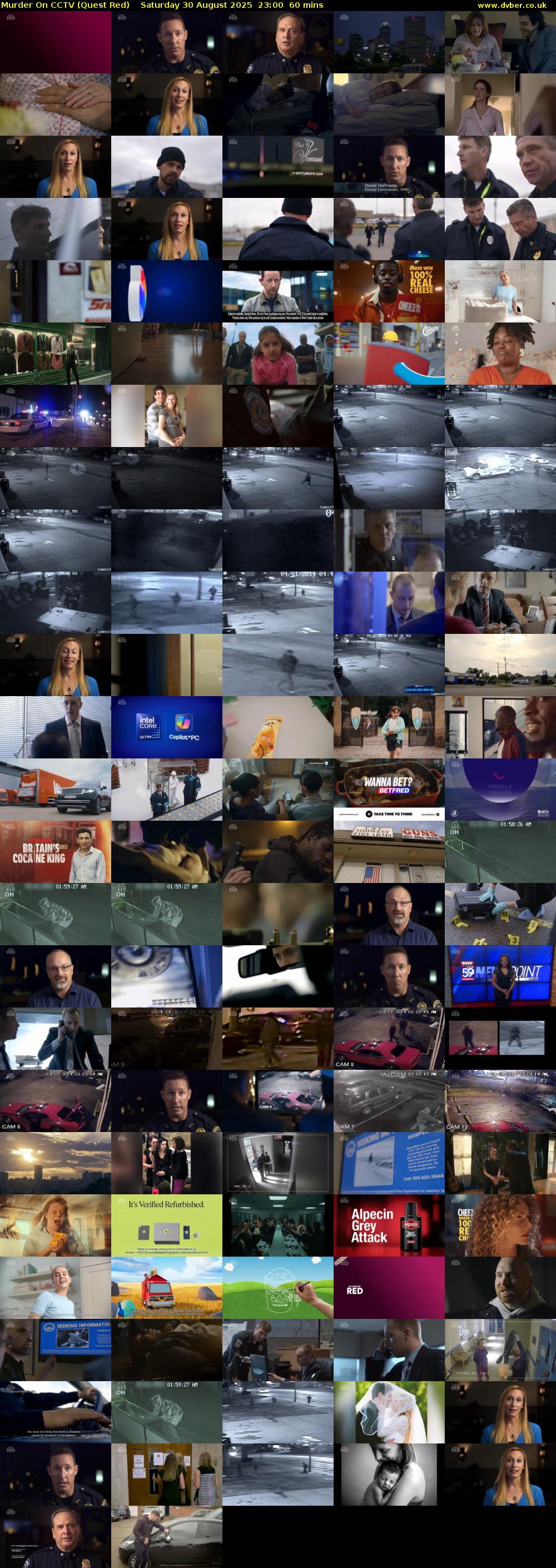 Murder On CCTV (Quest Red) Saturday 30 August 2025 23:00 - 00:00