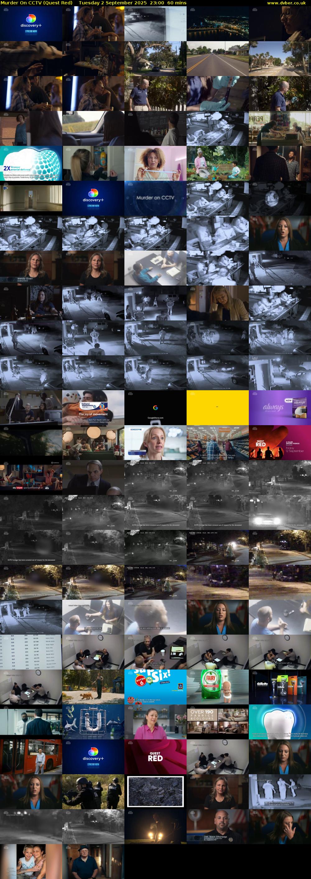 Murder On CCTV (Quest Red) Tuesday 2 September 2025 23:00 - 00:00