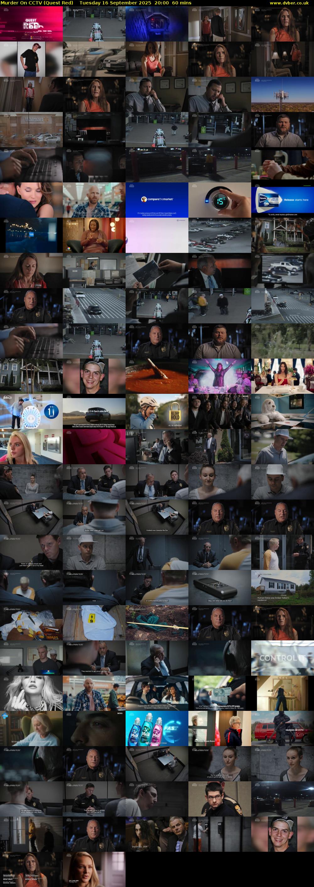 Murder On CCTV (Quest Red) Tuesday 16 September 2025 20:00 - 21:00