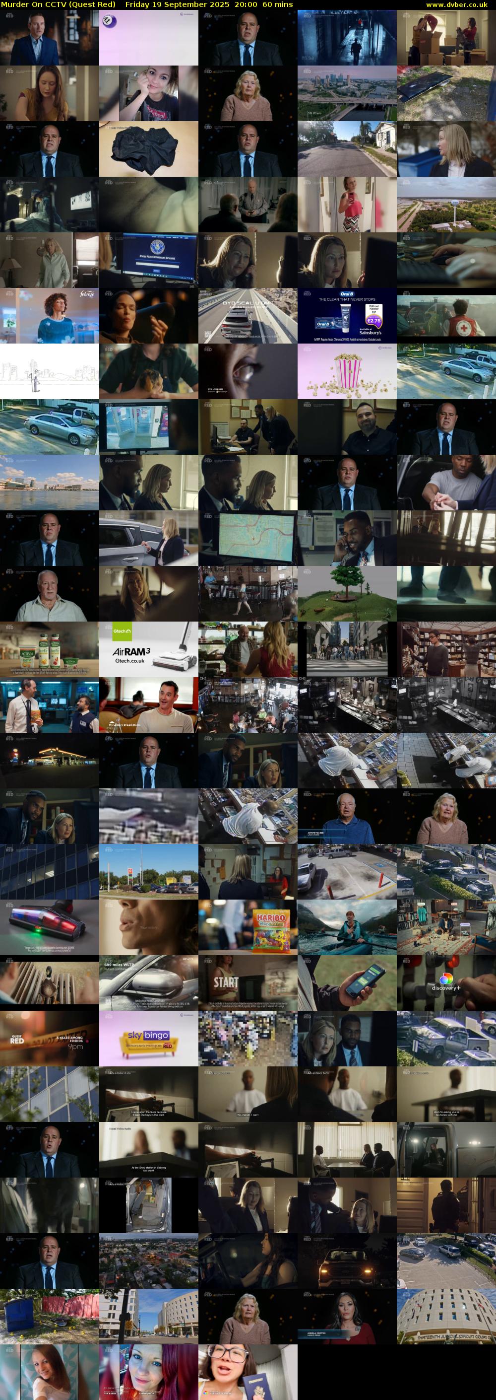 Murder On CCTV (Quest Red) Friday 19 September 2025 20:00 - 21:00
