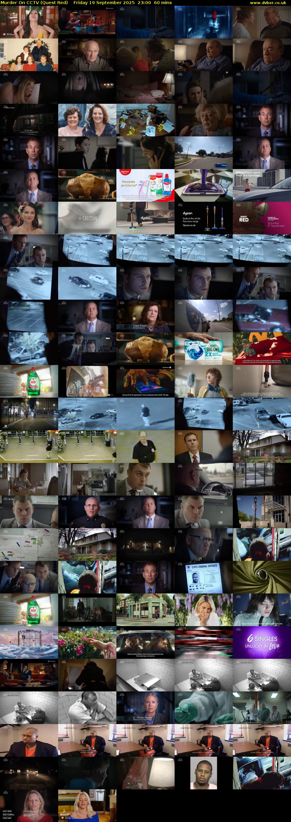 Murder On CCTV (Quest Red) Friday 19 September 2025 23:00 - 00:00