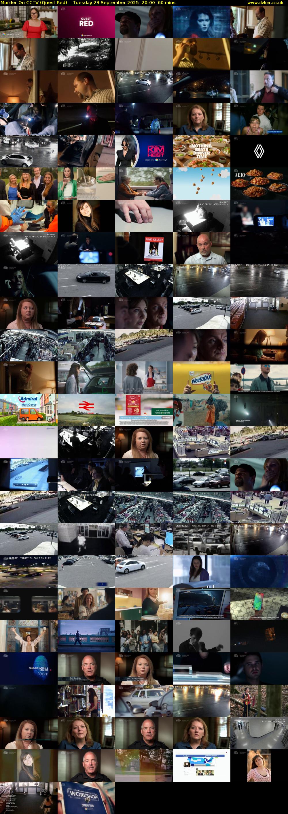 Murder On CCTV (Quest Red) Tuesday 23 September 2025 20:00 - 21:00