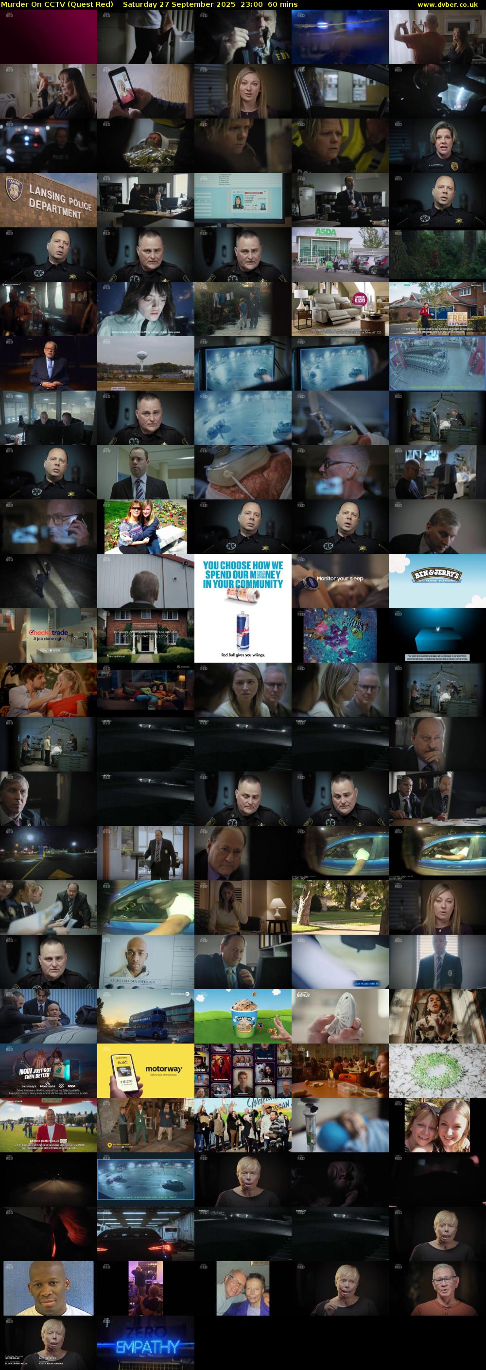 Murder On CCTV (Quest Red) Saturday 27 September 2025 23:00 - 00:00