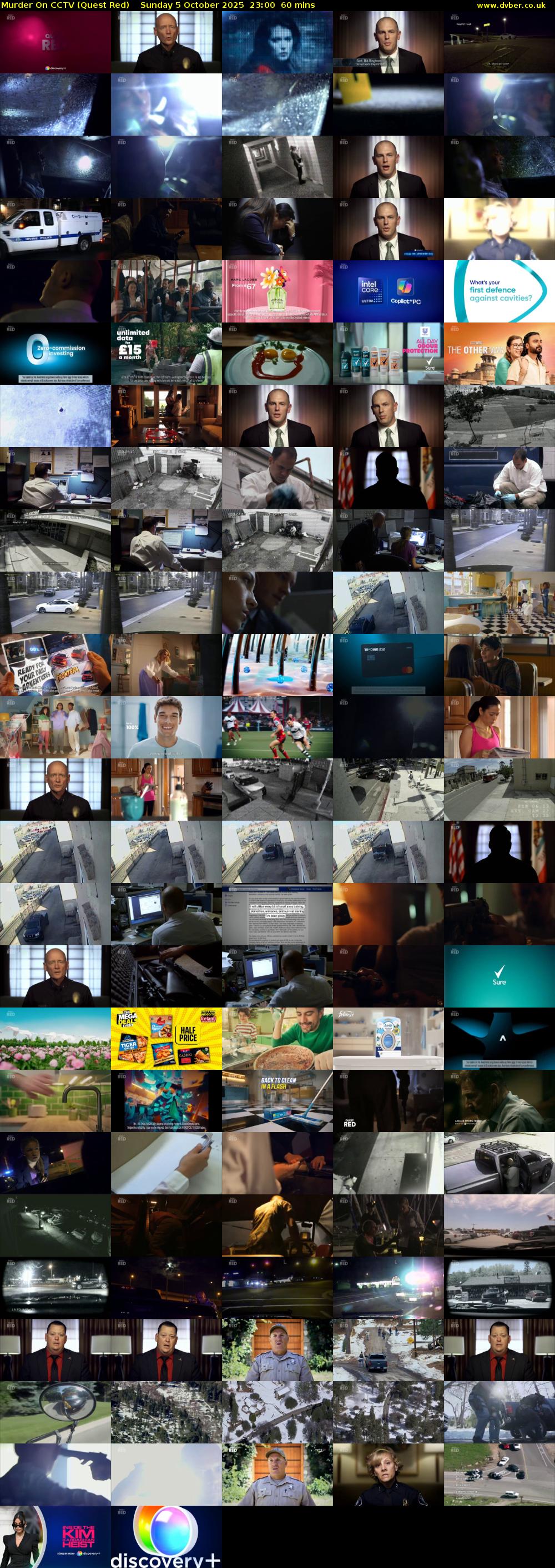 Murder On CCTV (Quest Red) Sunday 5 October 2025 23:00 - 00:00