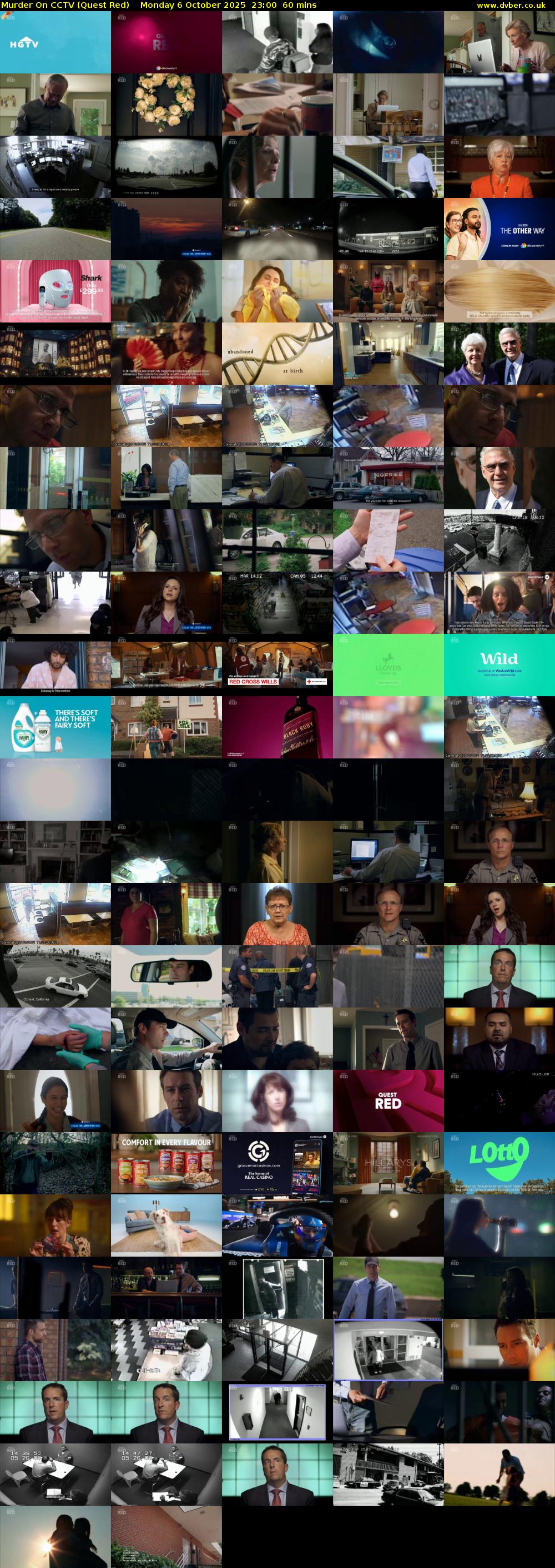 Murder On CCTV (Quest Red) Monday 6 October 2025 23:00 - 00:00