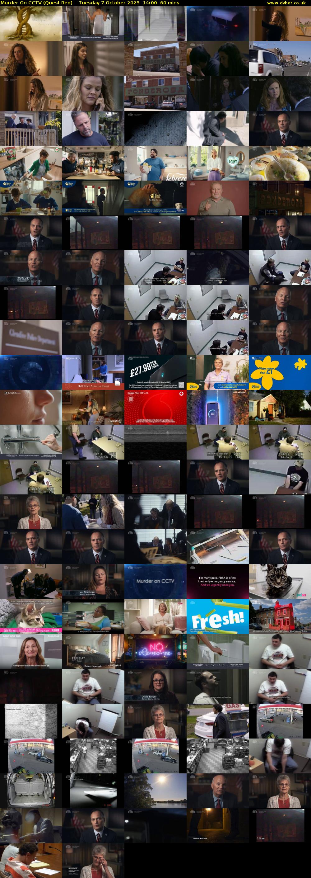 Murder On CCTV (Quest Red) Tuesday 7 October 2025 14:00 - 15:00