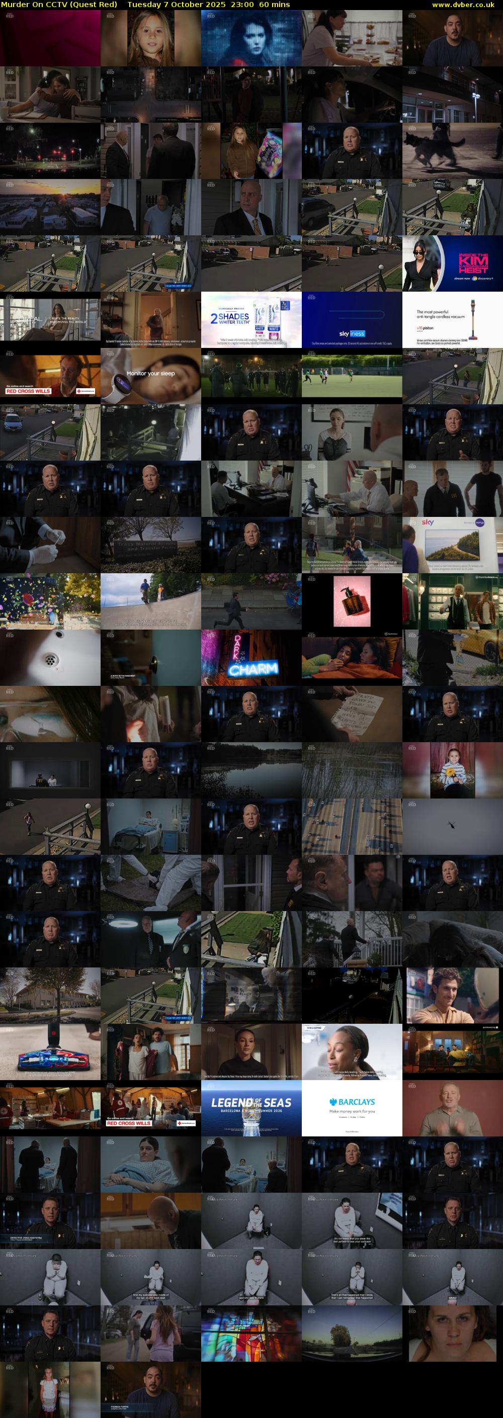 Murder On CCTV (Quest Red) Tuesday 7 October 2025 23:00 - 00:00