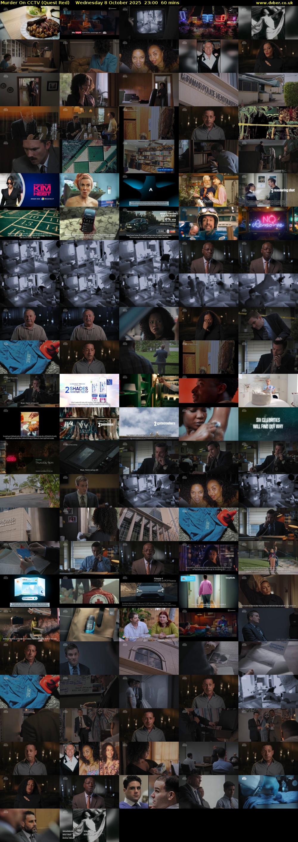 Murder On CCTV (Quest Red) Wednesday 8 October 2025 23:00 - 00:00