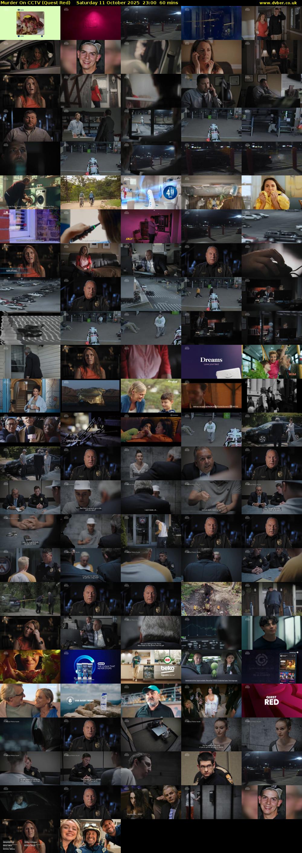 Murder On CCTV (Quest Red) Saturday 11 October 2025 23:00 - 00:00