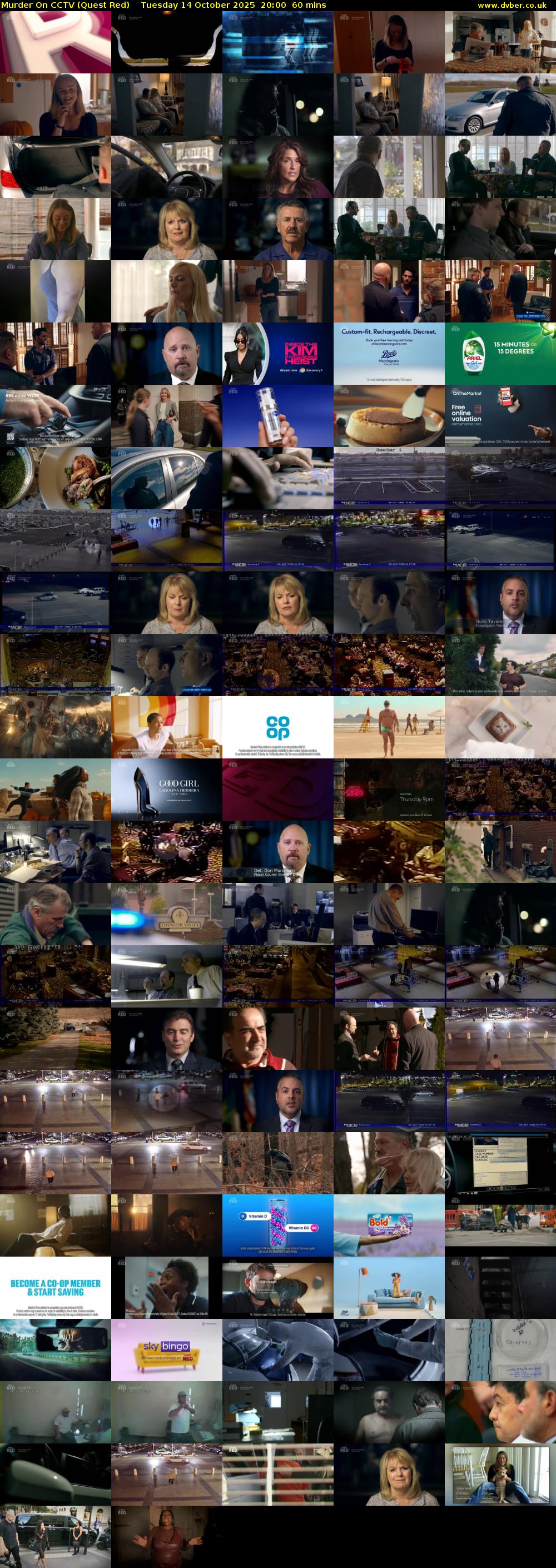 Murder On CCTV (Quest Red) Tuesday 14 October 2025 20:00 - 21:00