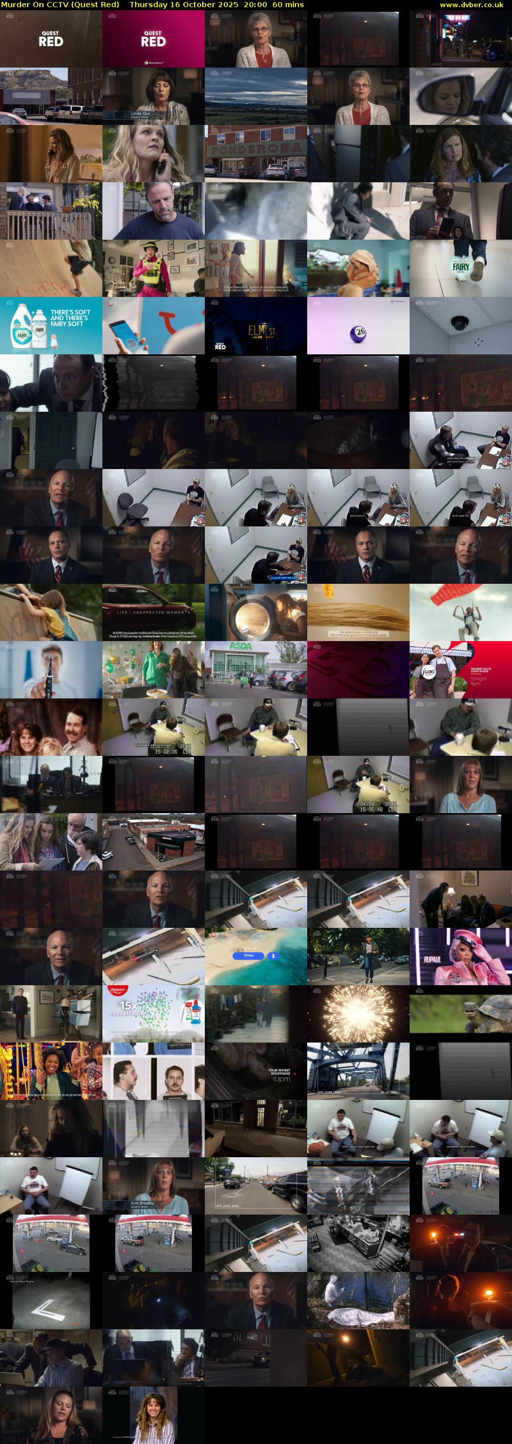 Murder On CCTV (Quest Red) Thursday 16 October 2025 20:00 - 21:00