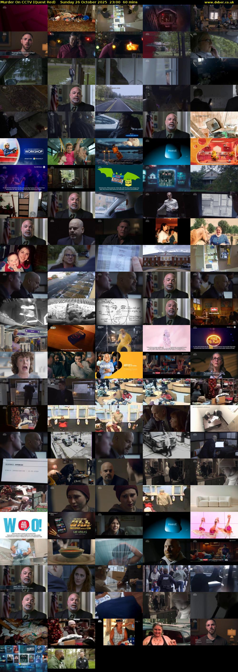 Murder On CCTV (Quest Red) Sunday 26 October 2025 23:00 - 00:00