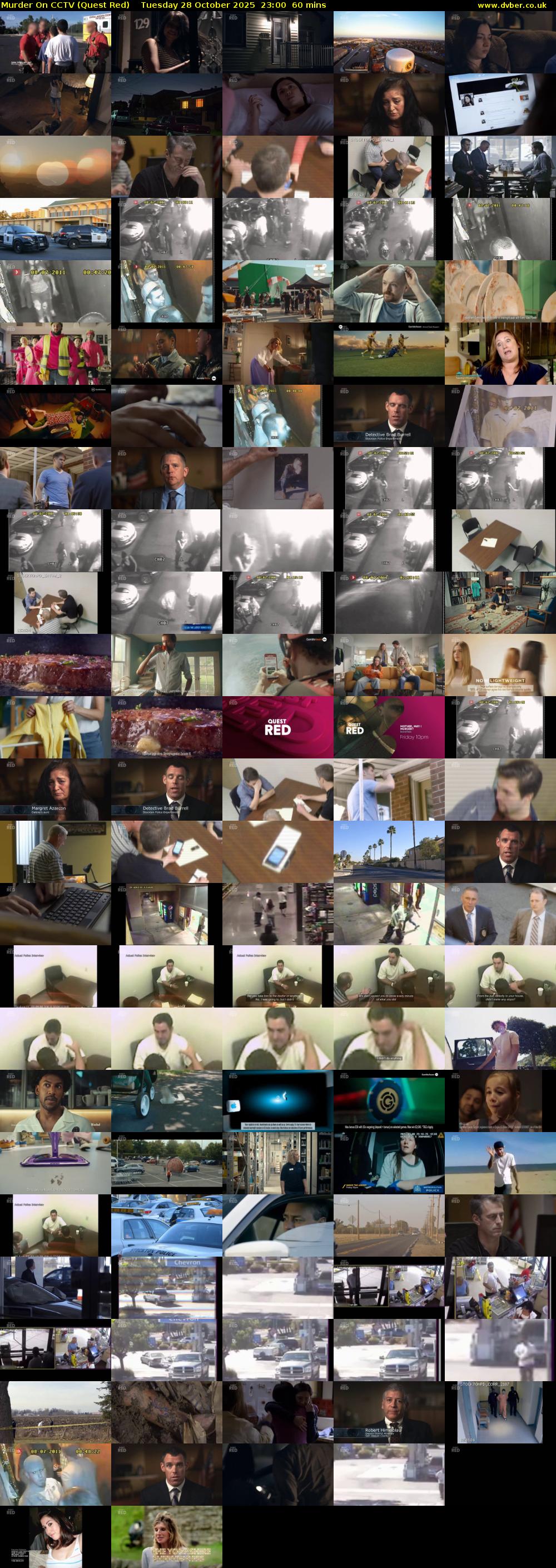 Murder On CCTV (Quest Red) Tuesday 28 October 2025 23:00 - 00:00