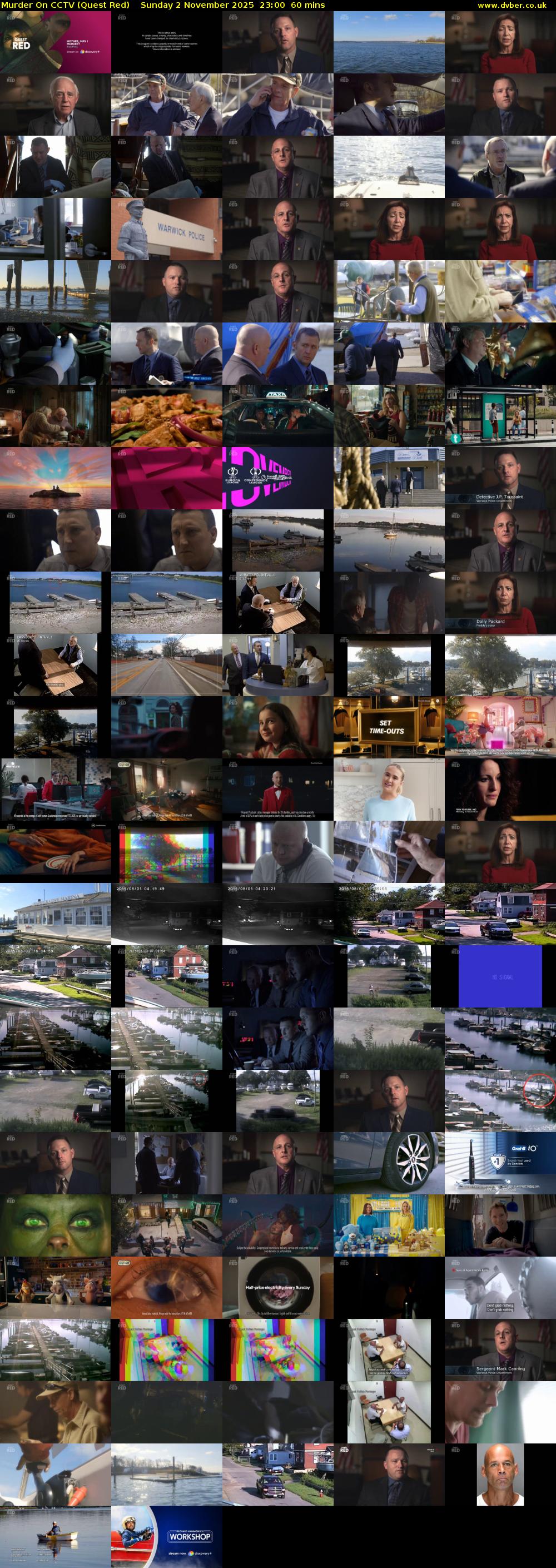 Murder On CCTV (Quest Red) Sunday 2 November 2025 23:00 - 00:00