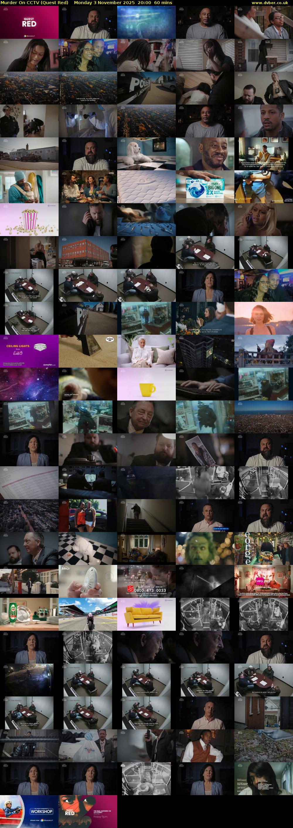 Murder On CCTV (Quest Red) Monday 3 November 2025 20:00 - 21:00