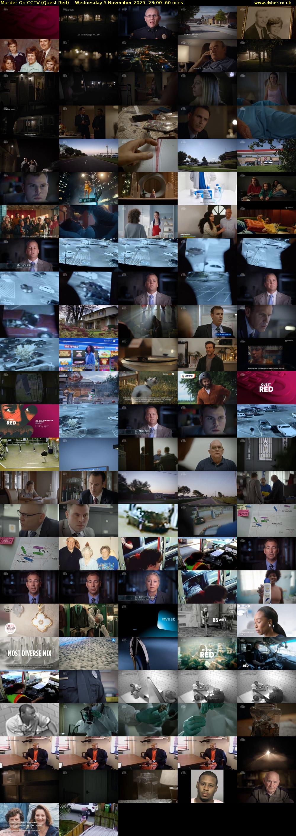 Murder On CCTV (Quest Red) Wednesday 5 November 2025 23:00 - 00:00