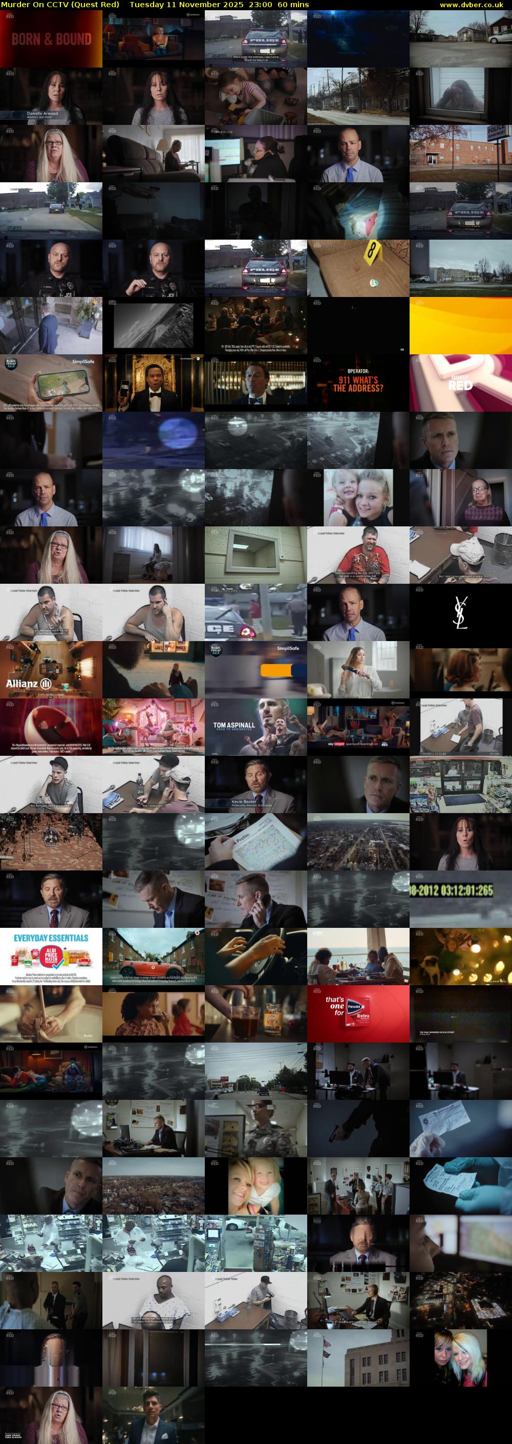 Murder On CCTV (Quest Red) Tuesday 11 November 2025 23:00 - 00:00