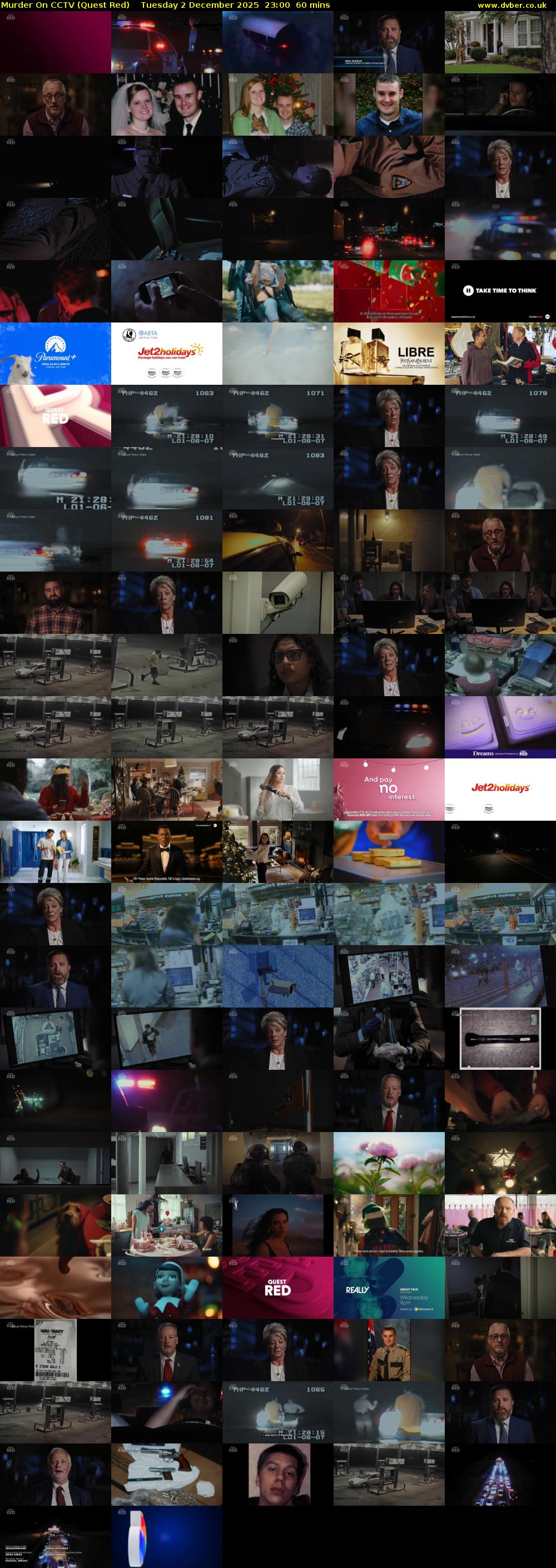Murder On CCTV (Quest Red) Tuesday 2 December 2025 23:00 - 00:00